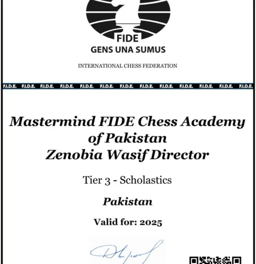 Mastermind FIDE Chess Academy of Pakistan